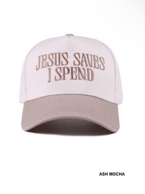 NEW Jesus Saves I Spend Baseball Cap